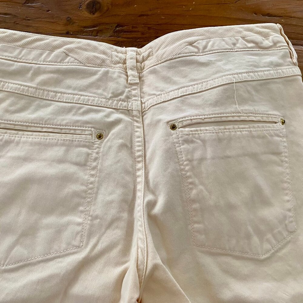 Massimo Dutti Cream Ribbed Trousers Size 36 - Picture 5 of 8